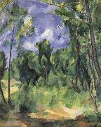 Paul Cezanne forest oil